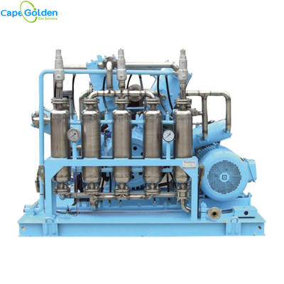 12m3 Diaphragm Oil free tank Oxygen Compressor For Cylinder Filling
