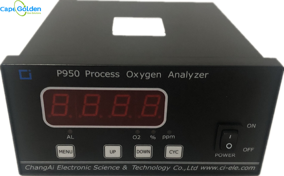 P950 Process Purity Oxygen Gas Analyzer Oxygen Purity Tester 80%RH