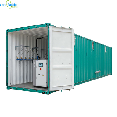 93% 95% Mobile Oxygen Plant 10cbm/Hr Containerized Oxygen Generator 200Bar