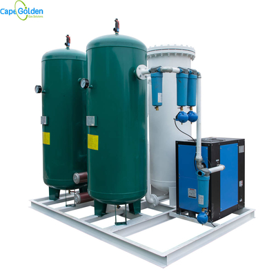 Medical Industrial PSA Oxygen Generator PSA Technology Oxygen Plant With Cylinder Filling System