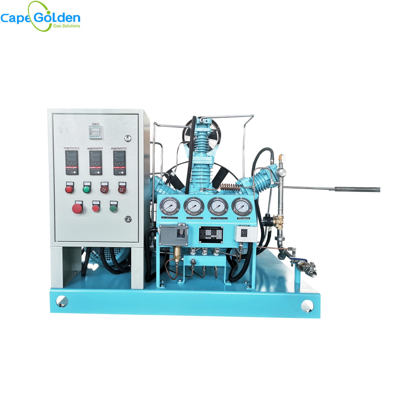 Oil Free Reciprocating Oxygen Compressor Plant Low Pressure