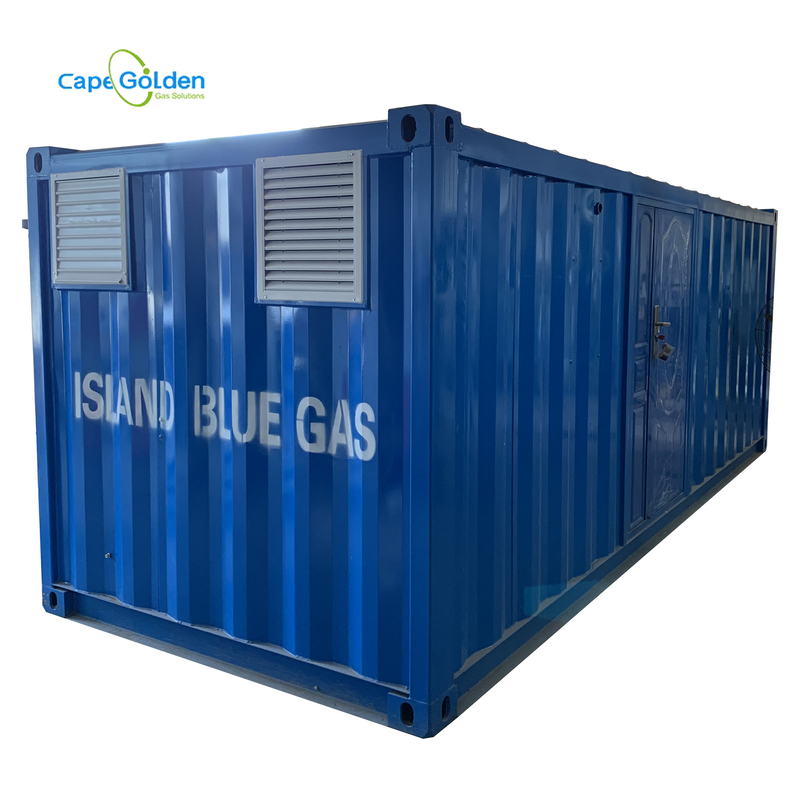 Containerized Industrial Self Contained Oxygen Generator 93% 95% Pressure Swing Adsorption