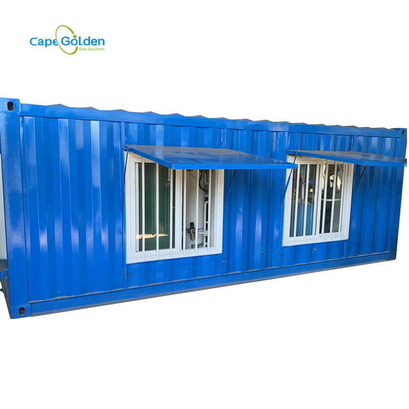 Containerized Industrial Self Contained Oxygen Generator 93% 95% Pressure Swing Adsorption