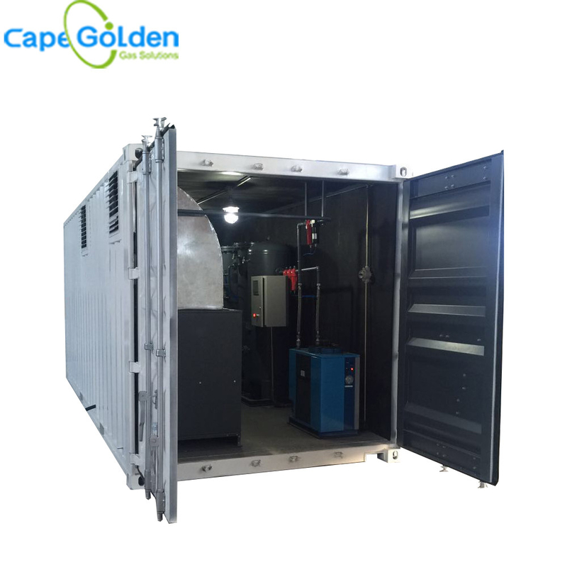 Hospital Containerized Mobile Oxygen Plant PSA Medical Generator Oxygen Production Plant 80cbm/hr