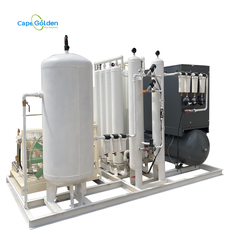 Medical Oxygen Cylinder Filling Plant 90~99% Industrial Psa Oxygen Generator