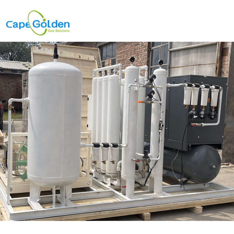 90~99% Oxygen Cylinder Filling System Oxygen Gas Production Plant 200bar
