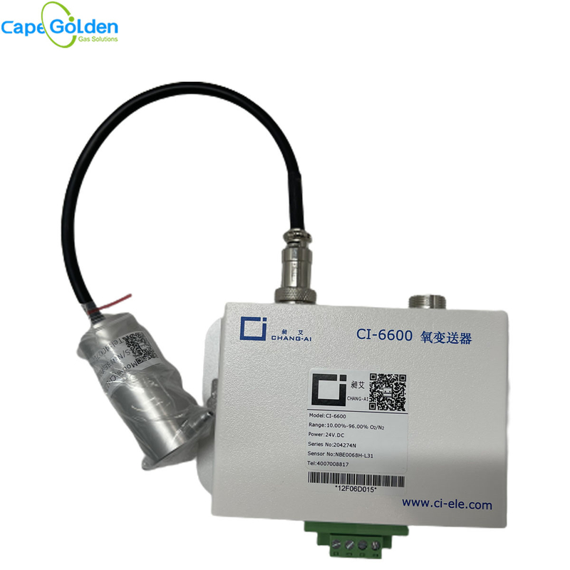 1000ppm~21% O2 Oxygen Analyzer For Concentrator Real Time Analysis CI-6600