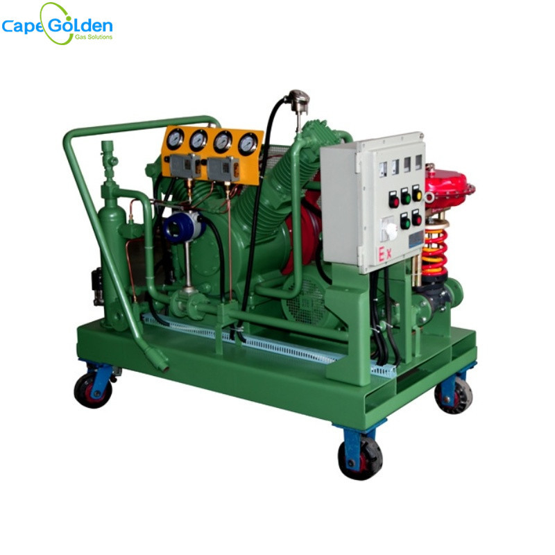 Industrial Hydrogen Oil Less Piston Compressor In Refinery Water Cooling