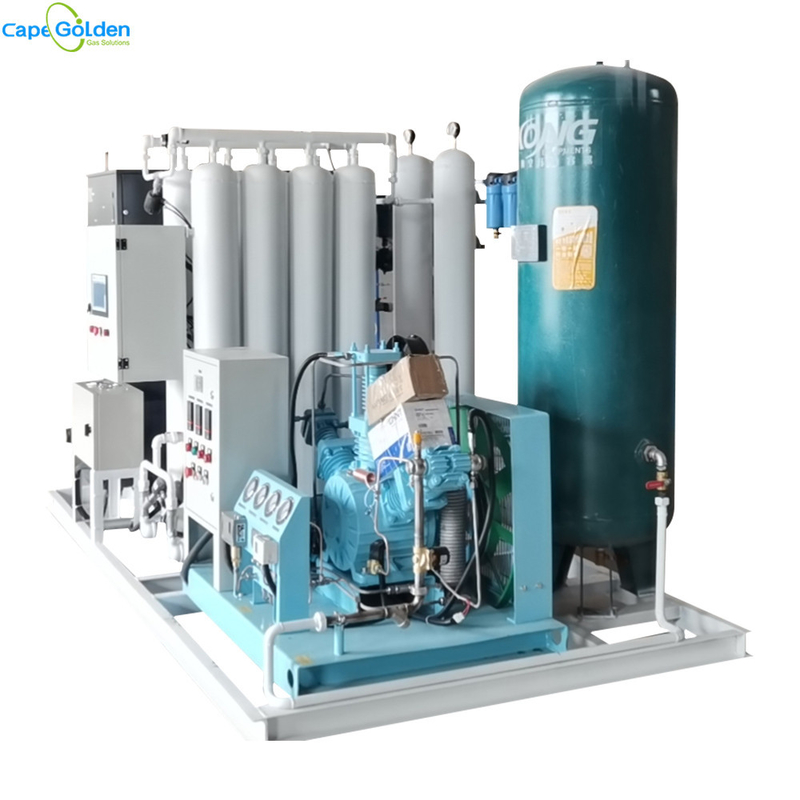 80pcs/d Oxygen Cylinder Filling Plant Oxygen Tank Filling Station 6Nm3/Hr 90Nm3/Hr