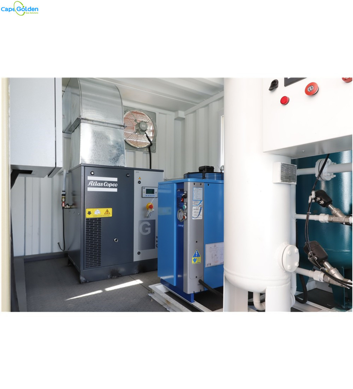 Oxygen Generator Concentrator Mobile Oxygen Plant Containerized Container Type 40 Cylinders Day
