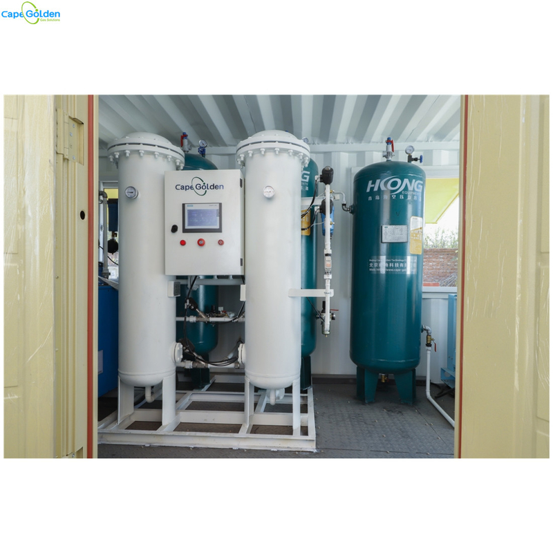 99.999% 200nm3/H Mobile Oxygen Plant Pressure Swing Adsorption