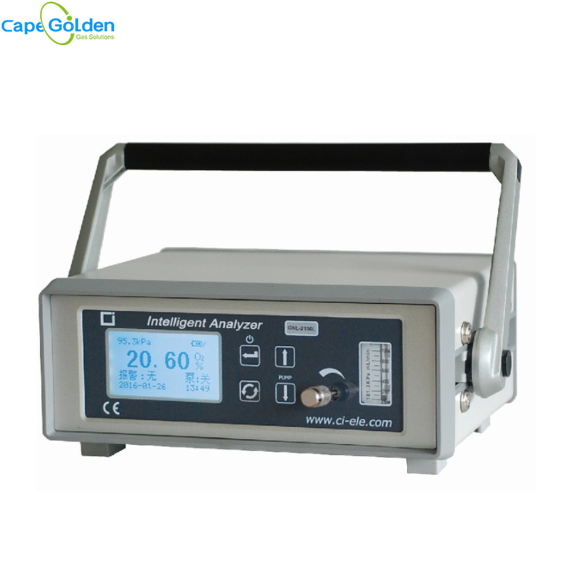 GNL-2100L Portable Oxygen Gas Purity Analyzer 150ml/Min 80%RH