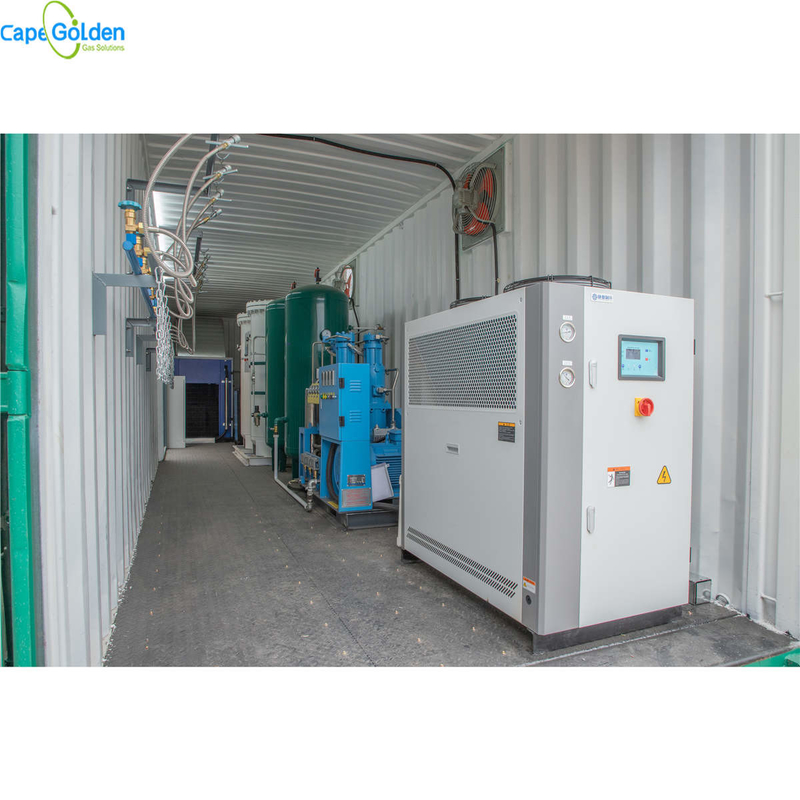 CE ISO PSA Oxygen Generator Containerized Oxygen Production Plant 93% 95%