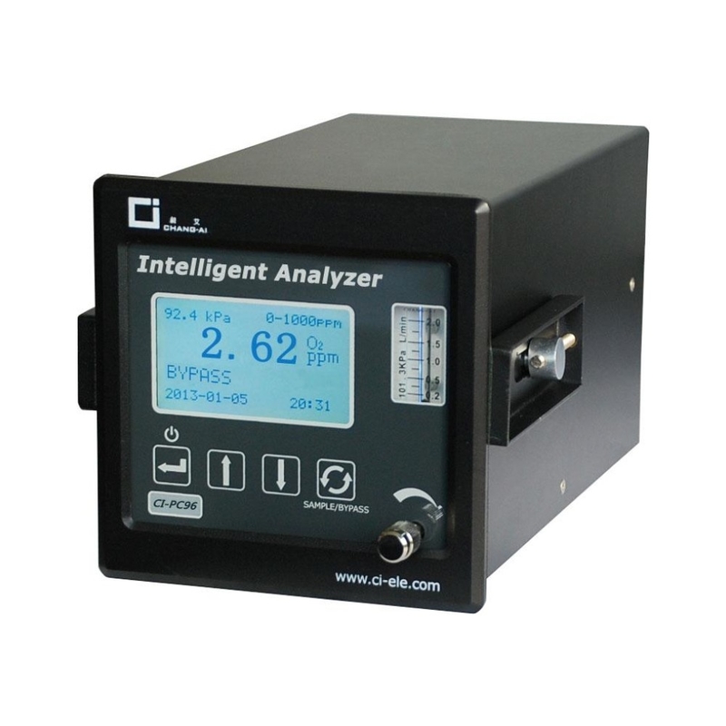 High Accuracy Process Trace Oxygen Nitrogen Analyzer Tester Sound And Light Alarm